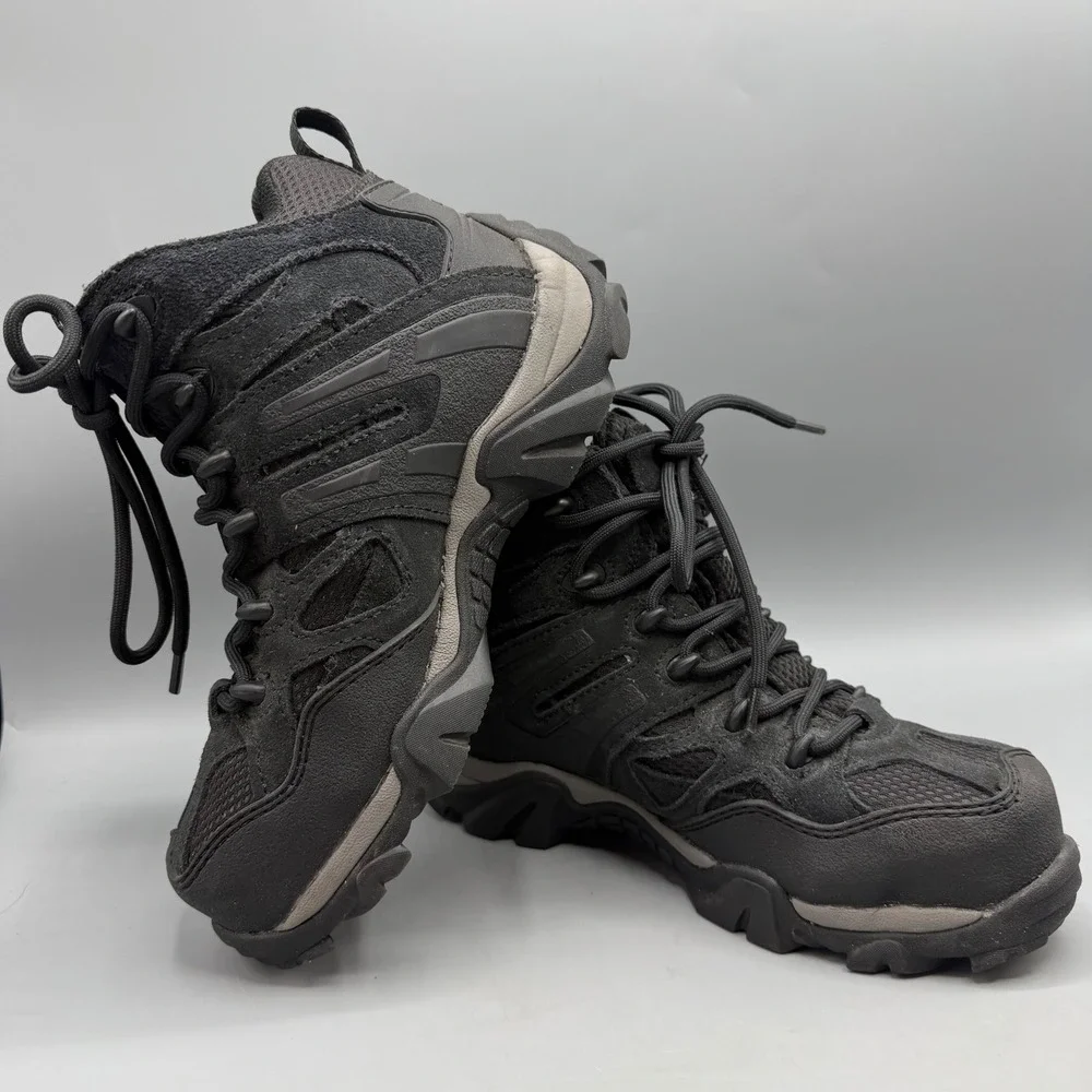 Wolverine Rev Waterproof Composite Toe Work Boots Black Leather Mens 6 W881017